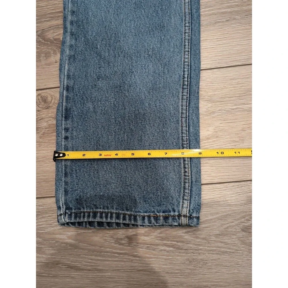 LEVI'S 505 MEN'S JEANS SIZE 36X34 Blue Straight Regular Light Wash EUC